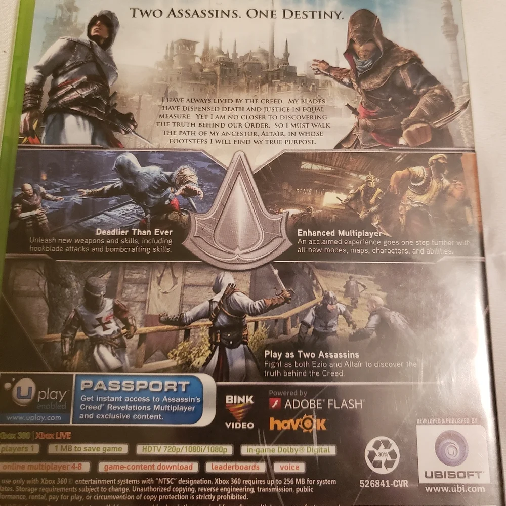 Assassin's Creed Revelations Xbox 360 Game - Picture 5 of 6